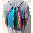 [BG1017-A] Pull String Sarape Back Pack - (SW702).webp