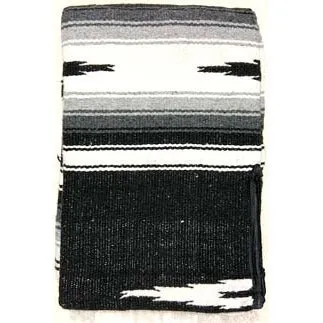 [PN1002-701] Mexican Diamond Design Poncho (SM610) (Black).webp