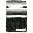 [PN1002-701] Mexican Diamond Design Poncho (SM610) (Black).webp