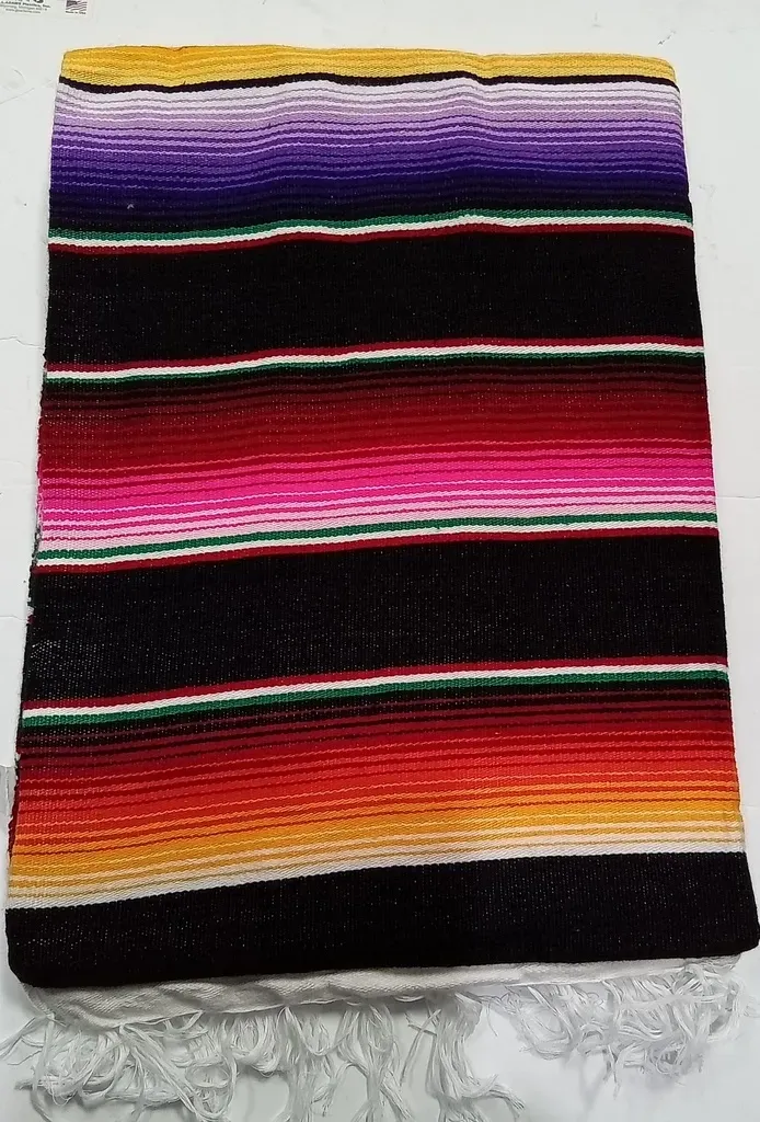 [BL4006-701] Large Sarape-Saltillo - (SW211) (Black).webp