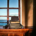 Leather Back Pack w-Outer Cell Phone Pocket -(SL538)-lifestyle.webp