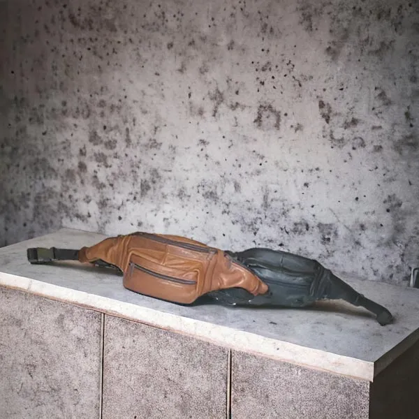 Leather Fanny Pack -(SL380)-lifestyle.webp