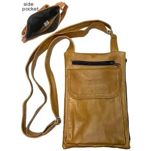 [LE4993-A] Leather Cross Body Bag (SL993)