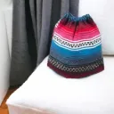 Mexican Blanket Bag String Back Pack - (SW968)