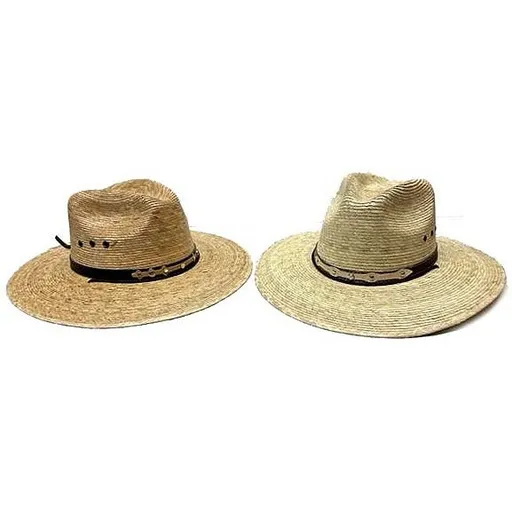[HA2006-002] Palm Panama Style Hat - (PH10) (Light)