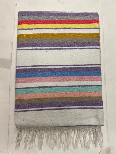 Cotton Sarape/Saltillo - Closeout Colors (SW211C) (White/Pastel)