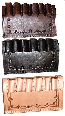 [GSS-BL] Leather Shotgun Shell Holder (Black)