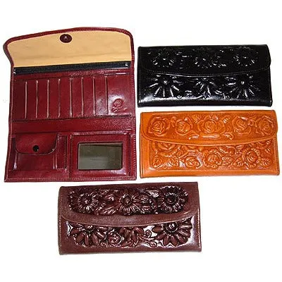 [LE5320-701] Ladies Leather Wallet (SL320) (Black)