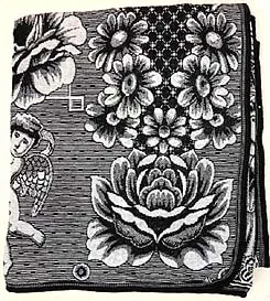 Virgen de Guadalupe Blanket (SW283) (Black)