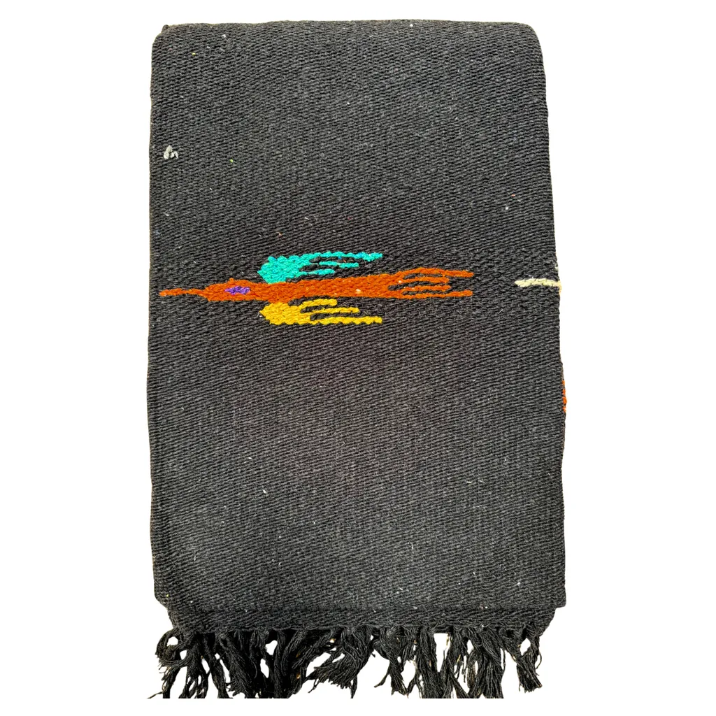 Wool Thunderbird Blanket (Black)