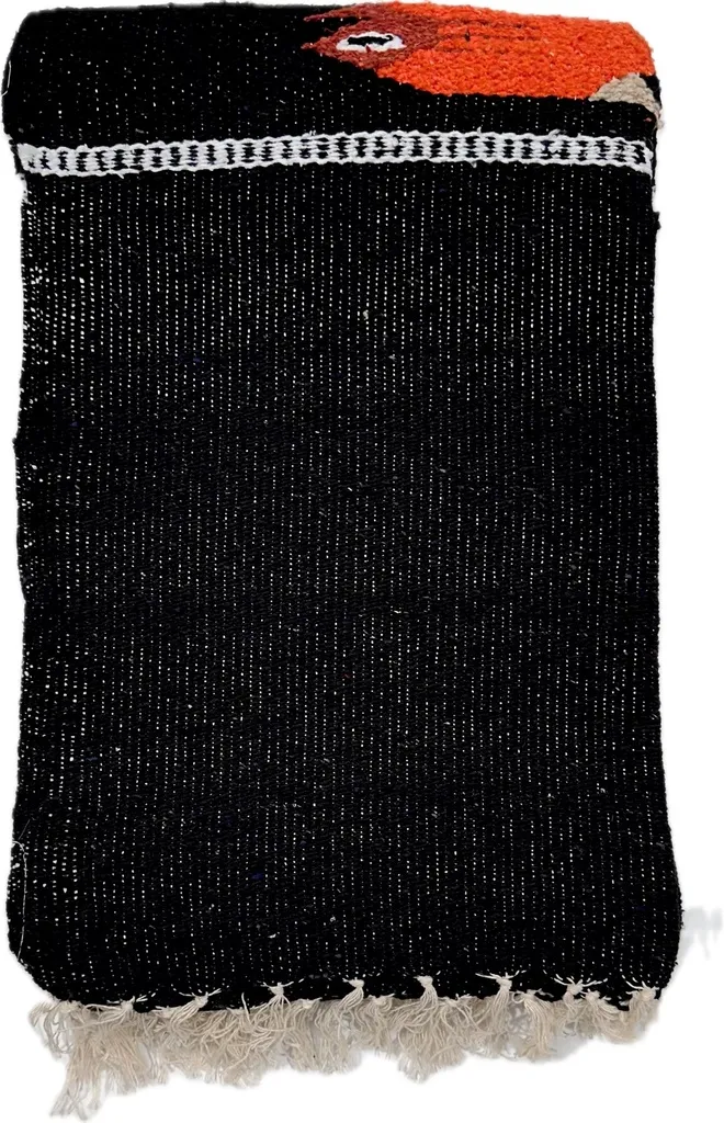 [BL2002-701] Fish Design Blanket - (SW605) (Black)