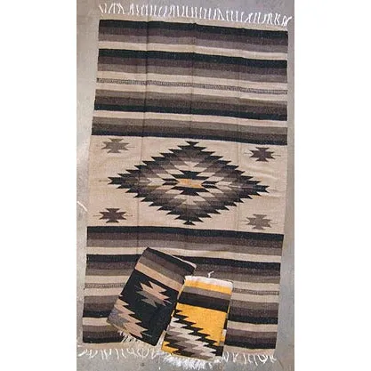 [BL3005-702] Natural and Two Color Extra Fancy Diamond Blanket - (SM644) (Gray)